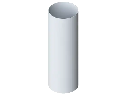 Труба водосточная 95мм, ПВХ, серия Элит, 3м, цвет Белый