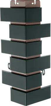 НАРУЖНЫЙ УГОЛ КИРПИЧ КЛИНКЕРНЫЙ, ЦВЕТ ГРАФИТ