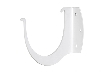 Кронштейн желоба малый, Металл, серия Элит, цвет Белый