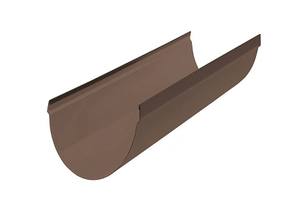 Желоб 115мм, ПВХ, серия Стандарт, 3м, цвет Коричнево-белый