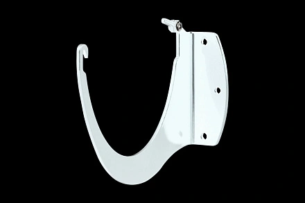 Кронштейн желоба малый, Металл, серия Стандарт, цвет Белый