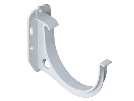 Кронштейн желоба, ПВХ, серия Элит, цвет Белый